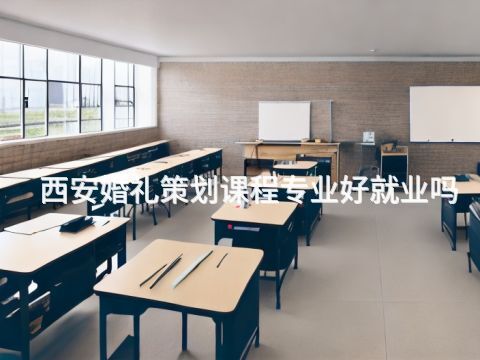 西安婚禮策劃課程專業好就業嗎