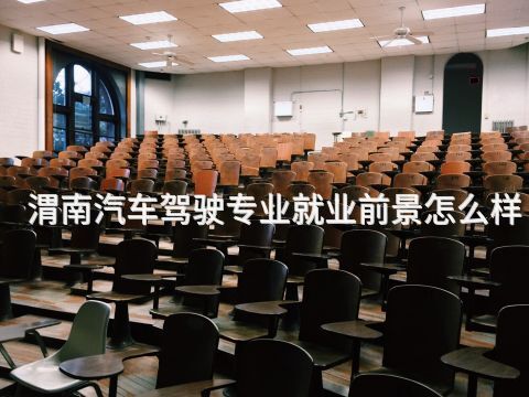渭南汽车驾驶专业就业前景怎么样
