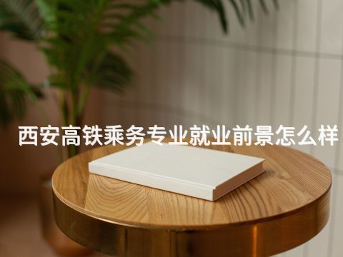 西安高铁乘务专业就业前景怎么样