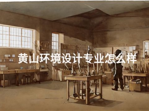 黃山環境設計專業怎么樣