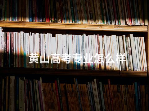 黄山高考专业怎么样