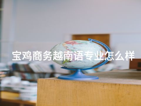 宝鸡商务越南语专业怎么样
