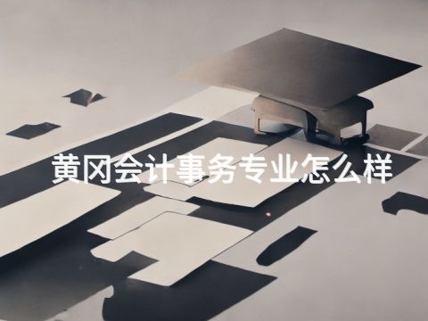 黃岡會計事務專業怎么樣