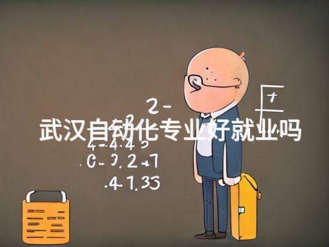 武漢自動化專業好就業嗎