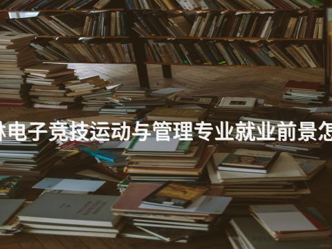 桂林電子競技運動與管理專業就業前景怎么樣