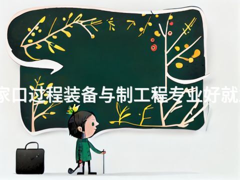 张家口过程装备与制工程专业好就业吗