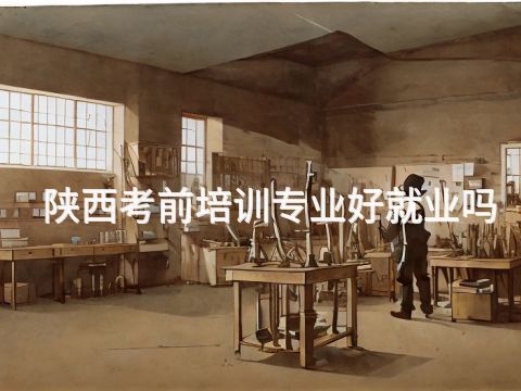 陕西考前培训专业好就业吗