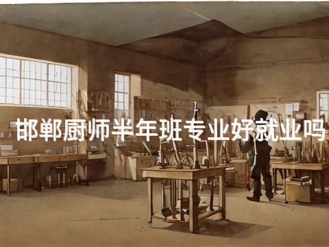 邯郸厨师半年班专业好就业吗(图1) 邯郸厨师半年班专业好就业吗(图1)