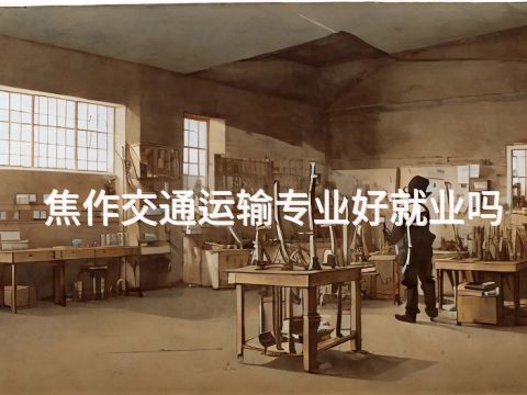 焦作交通运输专业好就业吗