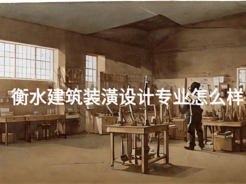 衡水建筑装潢设计专业怎么样