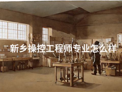 新鄉操控工程師專業怎么樣