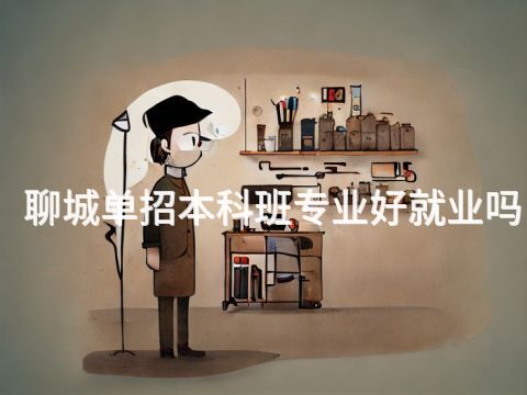 聊城单招本科班专业好就业吗