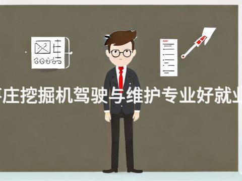 枣庄挖掘机驾驶与维护专业好就业吗