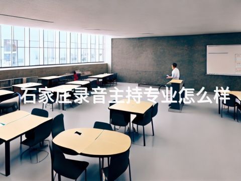 石家莊錄音主持專業怎么樣