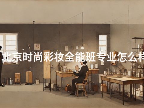 北京时尚彩妆全能班专业怎么样