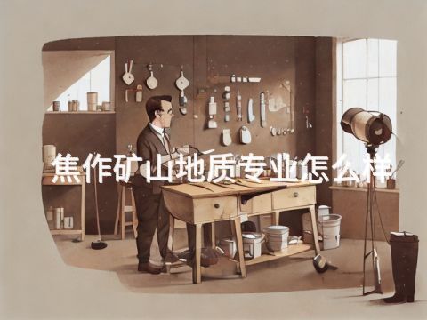 焦作矿山地质专业怎么样