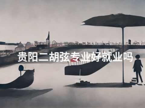 贵阳二胡弦专业好就业吗