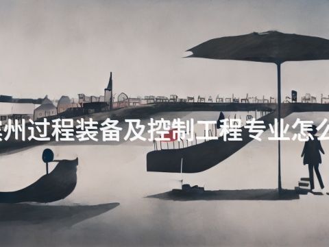 滨州过程装备及控制工程专业怎么样