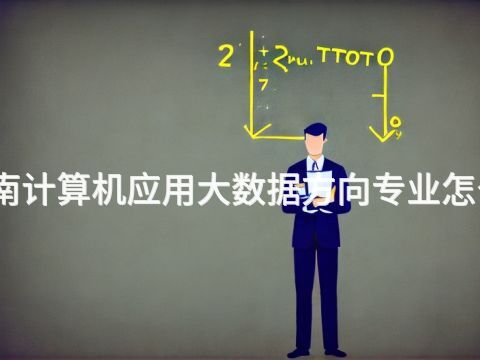 河南计算机应用大数据方向专业怎么样
