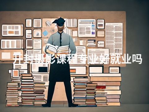 开封摄影课程专业好就业吗