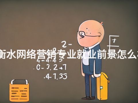 衡水網絡營銷專業就業前景怎么樣