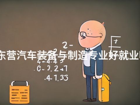 东营汽车装备与制造专业好就业吗