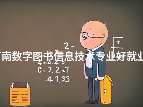 河南数字图书信息技术专业好就业吗