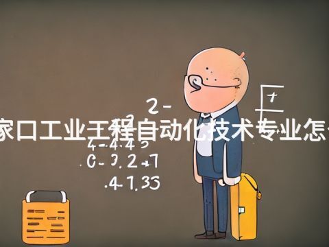 张家口工业工程自动化技术专业怎么样