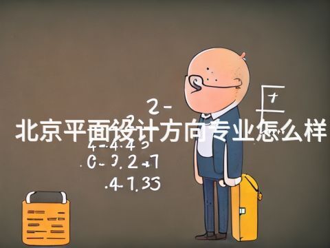 北京平面設計方向專業怎么樣