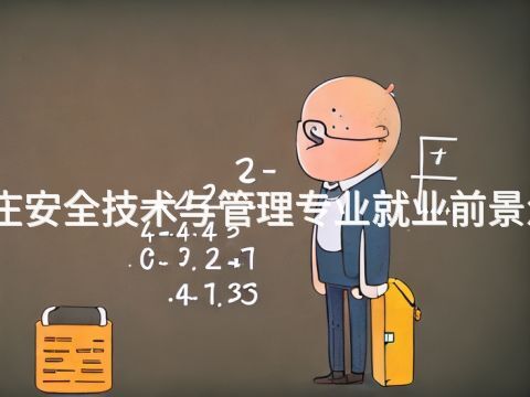 石家莊安全技術與管理專業就業前景怎么樣