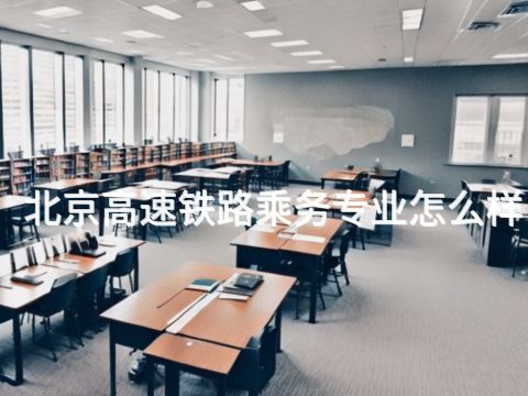北京高速铁路乘务专业怎么样