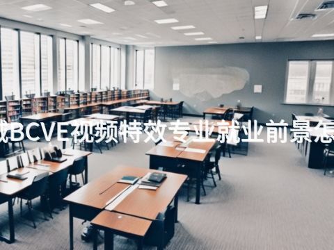 聊城BCVE视频特效专业就业前景怎么样