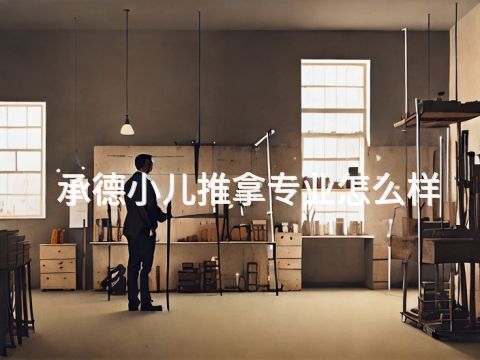 承德小儿推拿专业怎么样