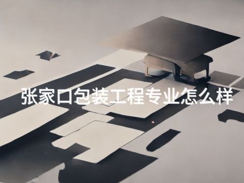 张家口包装工程专业怎么样
