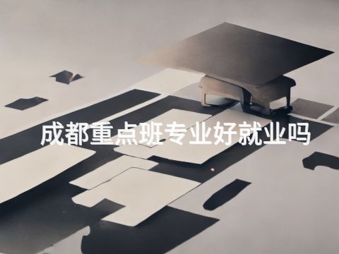 成都重点班专业好就业吗(图1) 成都重点班专业好就业吗(图1)