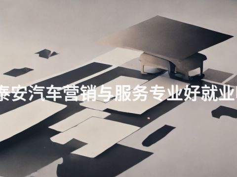 泰安汽车营销与服务专业好就业吗