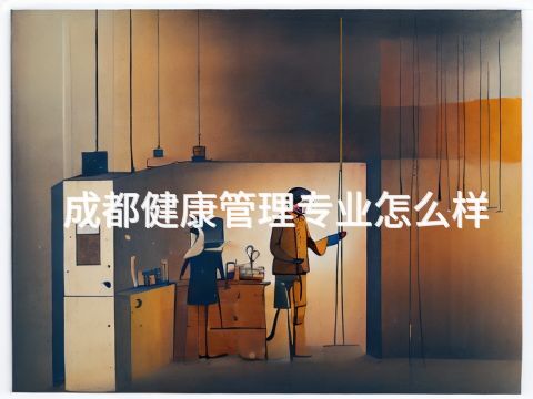 成都健康管理专业怎么样