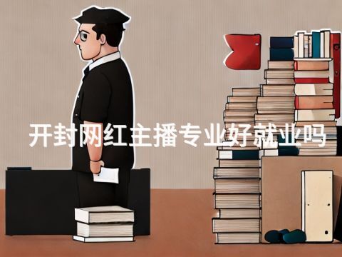 开封网红主播专业好就业吗
