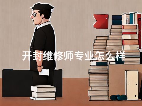 開封維修師專業怎么樣