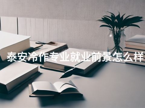 泰安冷作专业就业前景怎么样