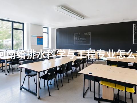 河南給排水科學與工程專業怎么樣