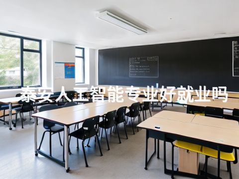 泰安人工智能专业好就业吗