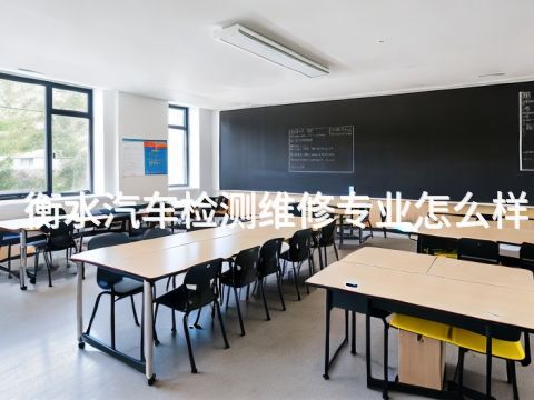 衡水汽车检测维修专业怎么样