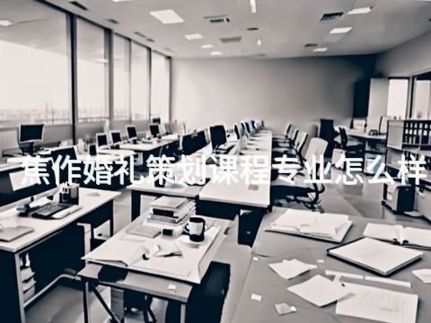 焦作婚礼策划课程专业怎么样