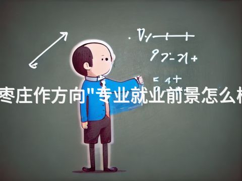 枣庄作方向"专业就业前景怎么样