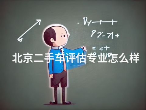 北京二手车评估专业怎么样