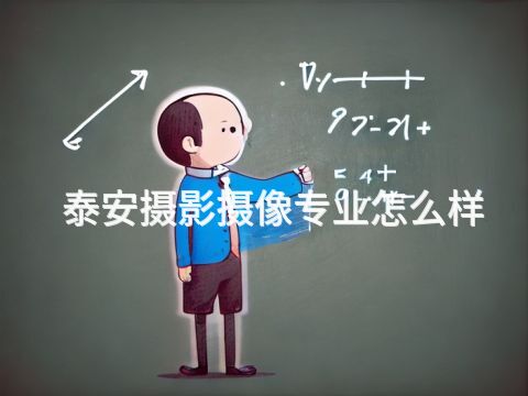 泰安摄影摄像专业怎么样