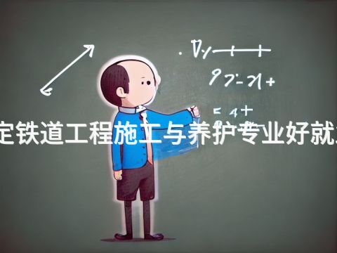 保定铁道工程施工与养护专业好就业吗
