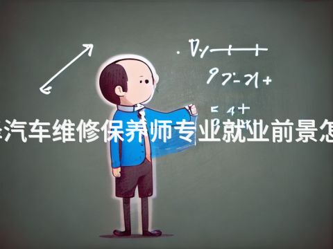 菏泽汽车维修保养师专业就业前景怎么样