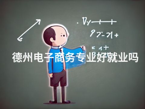 德州电子商务专业好就业吗